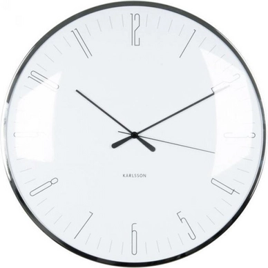 Klok Karlsson Dragonfly White Dome Glass 40cm