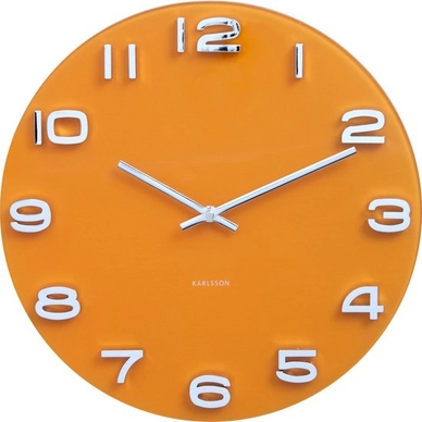 Klok Karlsson Vintage Saffron Yellow Round Glass 35 cm
