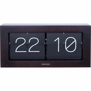 Klok Karlsson Wall / Boxed Flip XL Dark Rubber Wood 37 x 17,5 cm