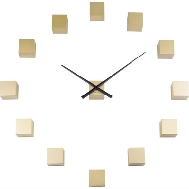 Clock Karlsson DIY Cubic Painted Gold