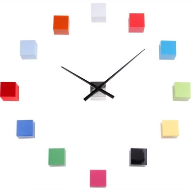 Clock Karlsson DIY Cubic Multi-Colour