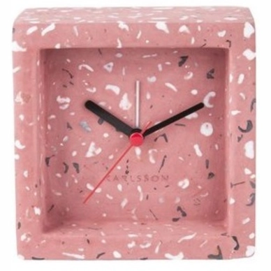 Alarm Clock Karlsson Franky Terrazzo Pink