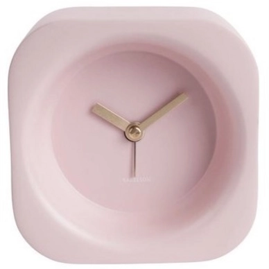 Wekker Karlsson Chunky Polyresin Light Pink 12 x 12 cm