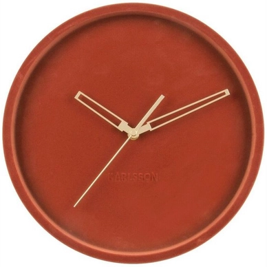 Clock Karlsson Lush Velvet Clay Brown