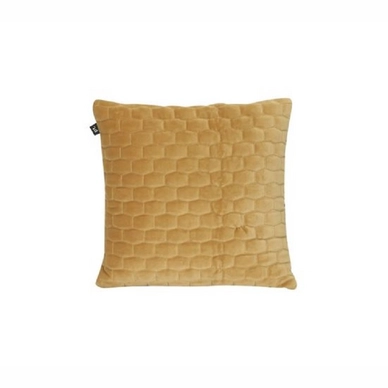 Sierkussen PT Living Luxurious Padded Velvet Caramel Brown