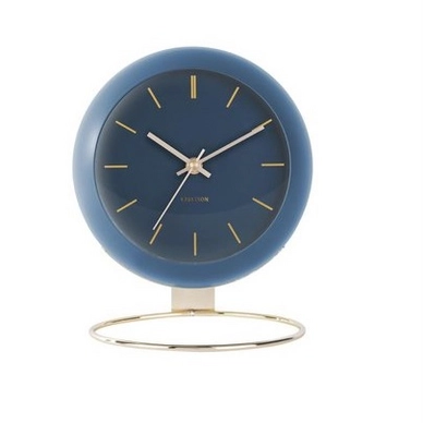 Uhr Karlsson Globe Dark Blue 21 cm