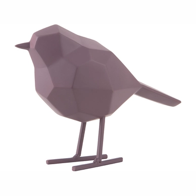 Figur PT Living Bird Small Polyresin Matt Dark Purple