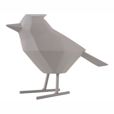 Figur PT Living Bird Large Polyresin Matt Warm Grey