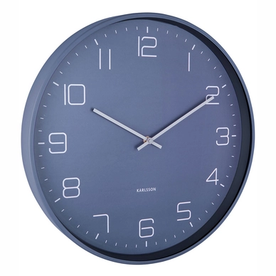 Uhr Karlsson Lofty Metal Matt Night Blue 40 cm