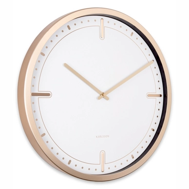 Uhr Karlsson Dots & Batons White 42 cm
