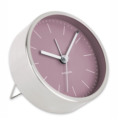 Wecker Karlsson Minimal Dark Purple 10 cm