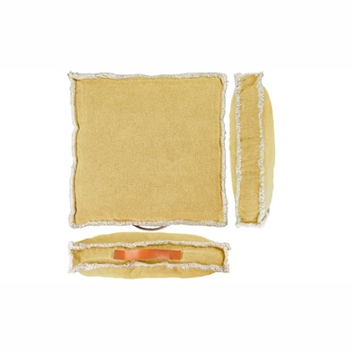 Boxkussen Unique Living Manouk Yellow (45 x 45 cm)