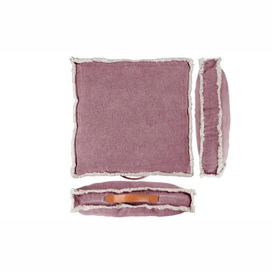 Boxkussen Unique Living Manouk Cassis (45 x 45 cm)