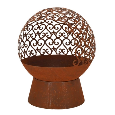 Vuurbal Esschert Design Laser Cut Krullen Roest S