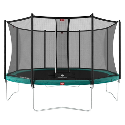 Trampoline BERG Favorit Green 380 + Safety Net Comfort