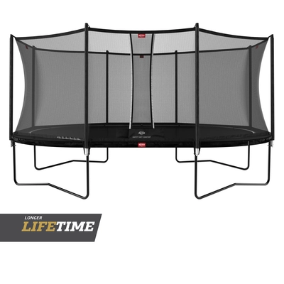Trampoline BERG Grand Favorit Regular 520 Black + Safety Net Comfort