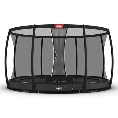 Trampoline BERG InGround Champion 380 Grey + Safety Net Deluxe