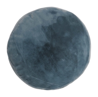 Sierkussen Essenza Mads Furry Rond Denim (45 cm)