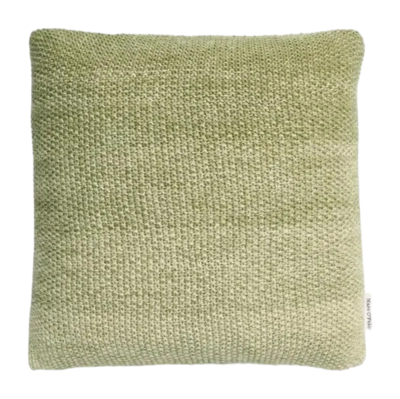 Sierkussen Marc O'Polo Nordic Knit Melange Moss Green (50 x 50 cm)