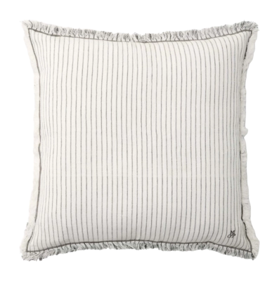 Sierkussen Marc O'Polo Fine Stripe Anthracite (50 x 50 cm)