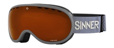 Masque de Ski Sinner Vorlage Matte Dark Grey Double Orange Sintec Vent
