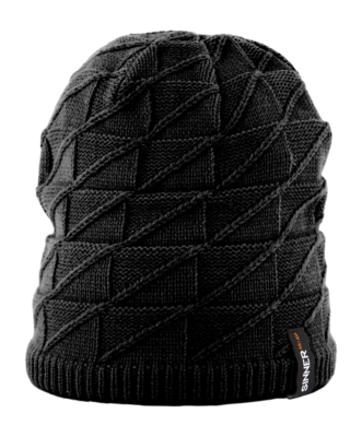 Beanie Sinner Unisex Loch Beanie Black
