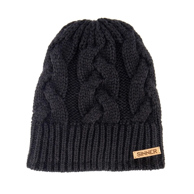 Beanie Sinner Women Cable Beanie Black