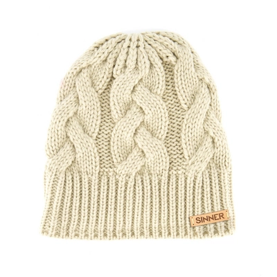 Muts Sinner Women Cable Beanie Sand