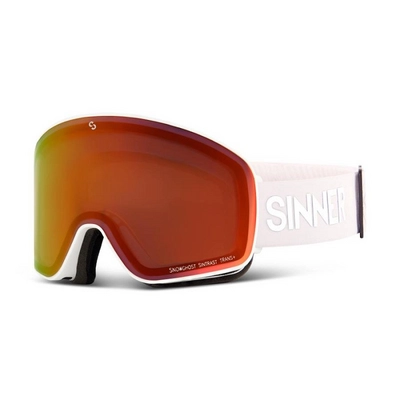 Skibril Sinner Snowghost Matte White Double Sintrast-Trans+