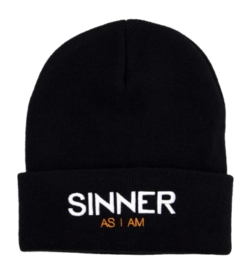 Mütze Sinner Sinner As I Am Unisex Black