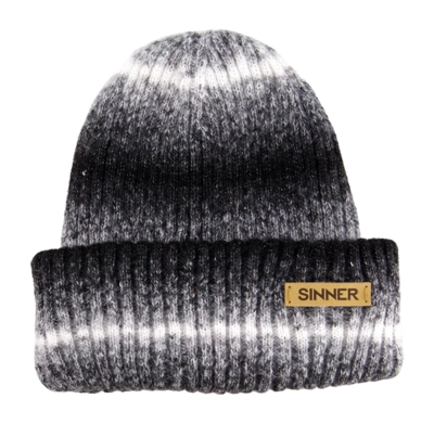 Bonnet Sinner Unisexe Minca Beanie (Sustainable) Melange Black/White