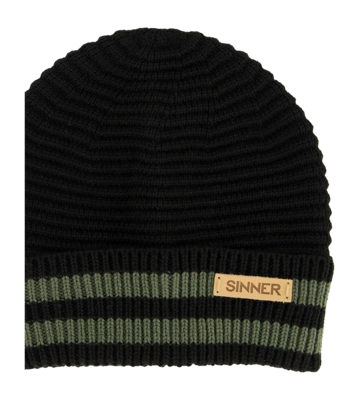 Bonnet Sinner Unisexe Arvi Beanie Black/Dark Grey