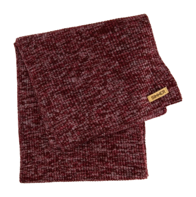 Scarf Sinner Unisex Monserrate Scarf Melange Burgundy