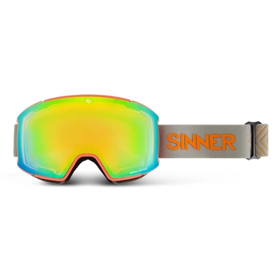 Skibril Sinner Boreas Matte Orange Neon Double Orng Sintrast + Dbl Blue Sintrast Toric