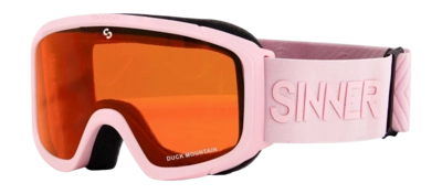Skibril Sinner Kids Duck Mountain Matte Light Pink Double Orange