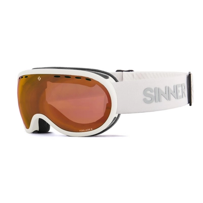 Skibril Sinner Vorlage S Matte White Double Orange Sintec Vent 2024