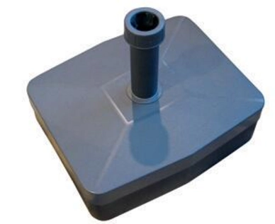 Parasolvoet Borek Vulbaar 20-54 mm Antraciet 25 kg (46 x 40,5 x 9,5 cm)