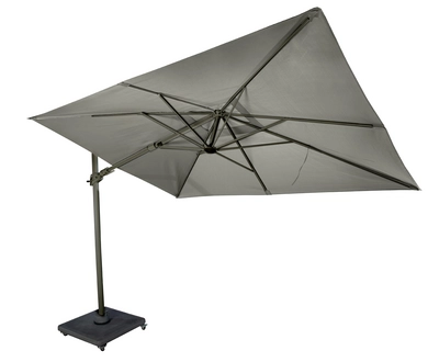 Zweefparasol Yoi Cavalo Alu Dark Grey / Dark Grey 300 x 300 cm