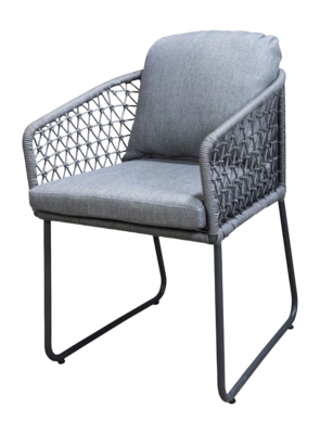 Tuinstoel Yoi Bara Dark Grey Mixed Grey