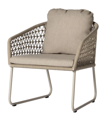 Tuinstoel Yoi Bara Low Dining Salix Flax Beige