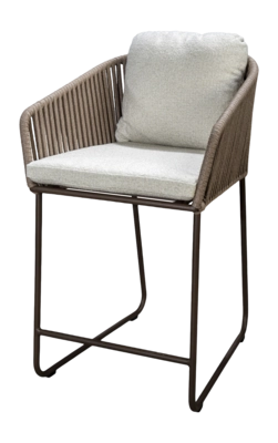 Tuinstoel Yoi Calera High Dining Bronze Wool White