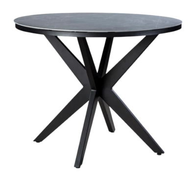 Tuintafel Yoi Calma Rond Black Slate Ø120