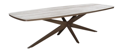Tuintafel Yoi Calma Bronze Travertin 270 x 110 cm