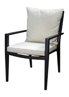 Tuinstoel Yoi Marinha Black Wool White