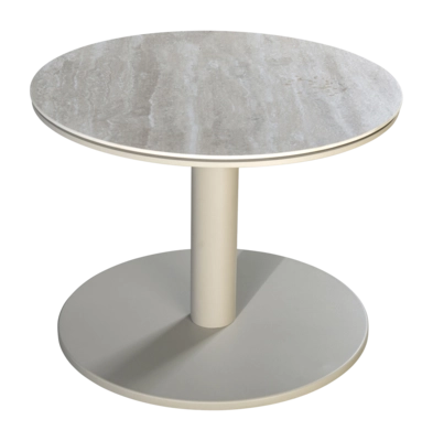 Bijzettafel Yoi Millor Salix Travertin Ø60 x 45 cm