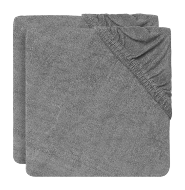 Housse de Matelas à Langer Jollein Éponge 75x85cm Storm Grey (2pack)