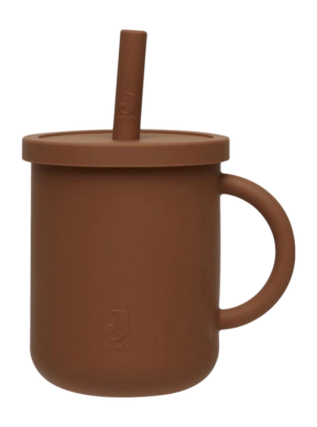 Trinkbecher Jollein Trinkbecher Silikon Caramel