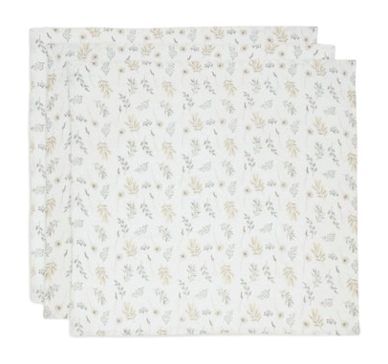 Multidoek Jollein Hydrofiele Doek Small 70x70cm Wild Flowers (3pack)