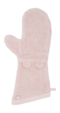 Washandje Jollein Washand Badstof Ears Pale Pink
