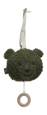 Mobile Bébé Jollein Support Musical Teddy Bear Leaf Green